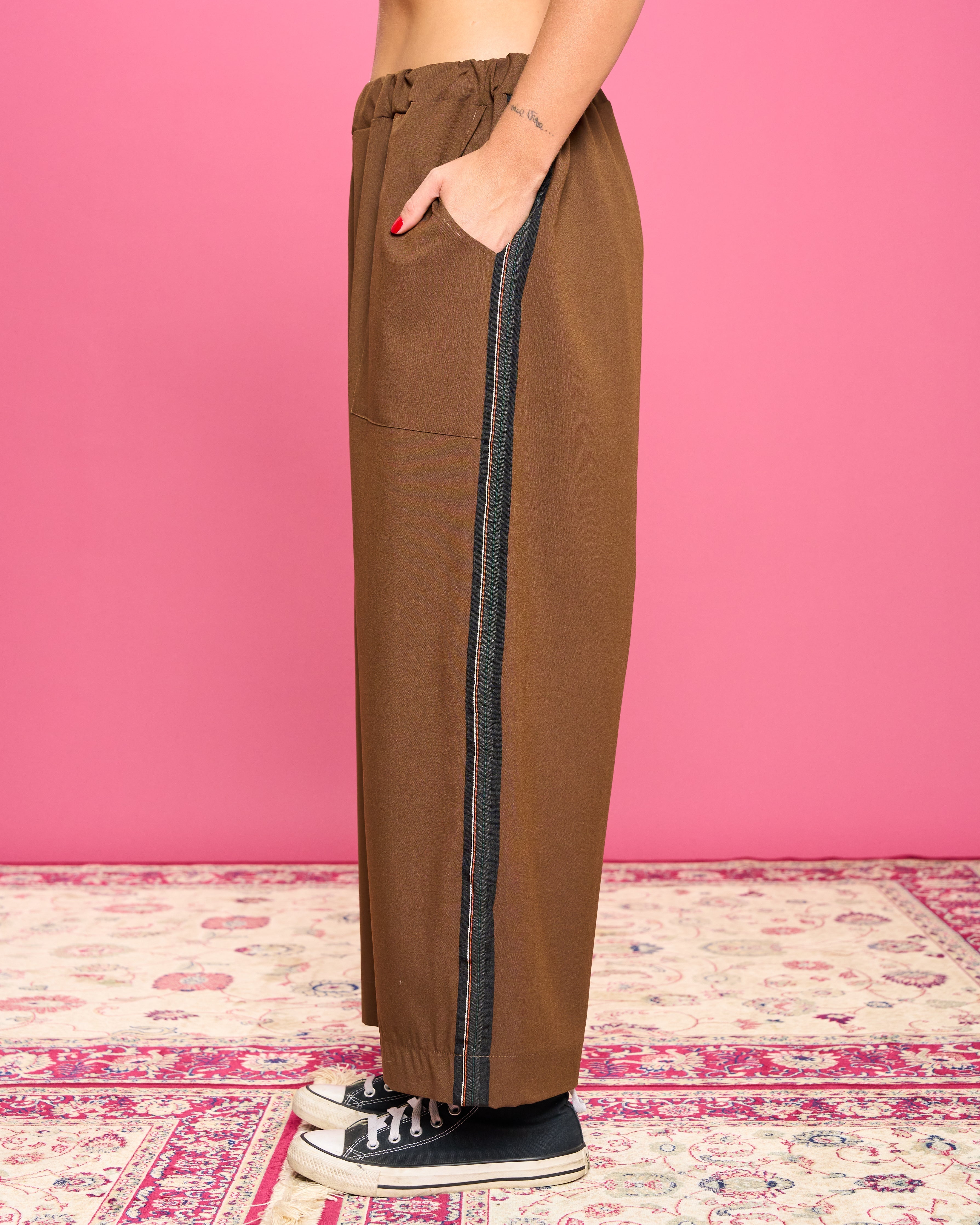 Cathie | Gerade Hose mit Seiteneinsatz