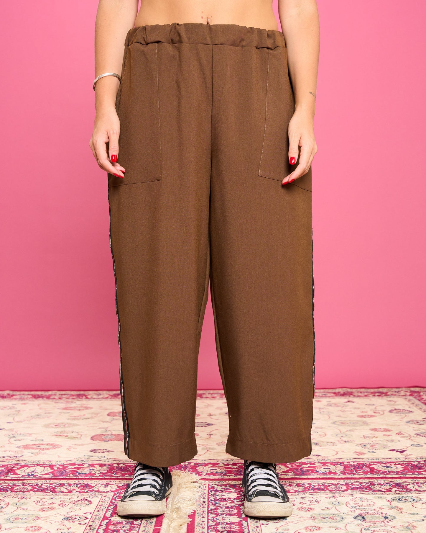 Cathie | Gerade Hose mit Seiteneinsatz