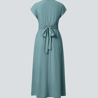 Ella | modisches Wickelkleid mit hoher Taille für Damen