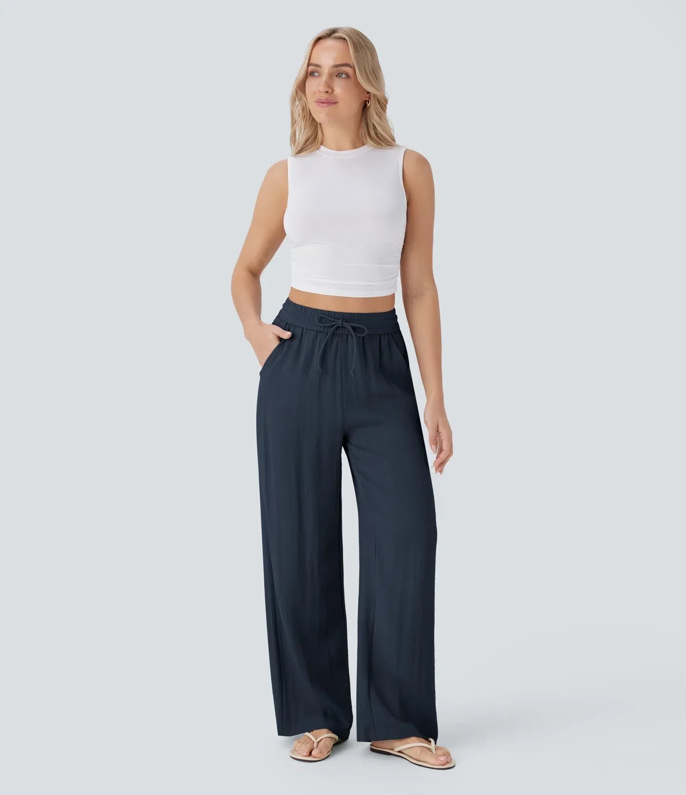 Lissa | Luftige Leinenhose mit elegantem Schnitt