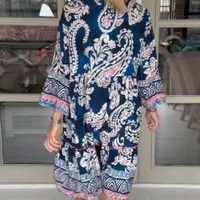 Demie | Lässiges Boho-Print-Kleid für Damen