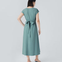 Ella | modisches Wickelkleid mit hoher Taille für Damen