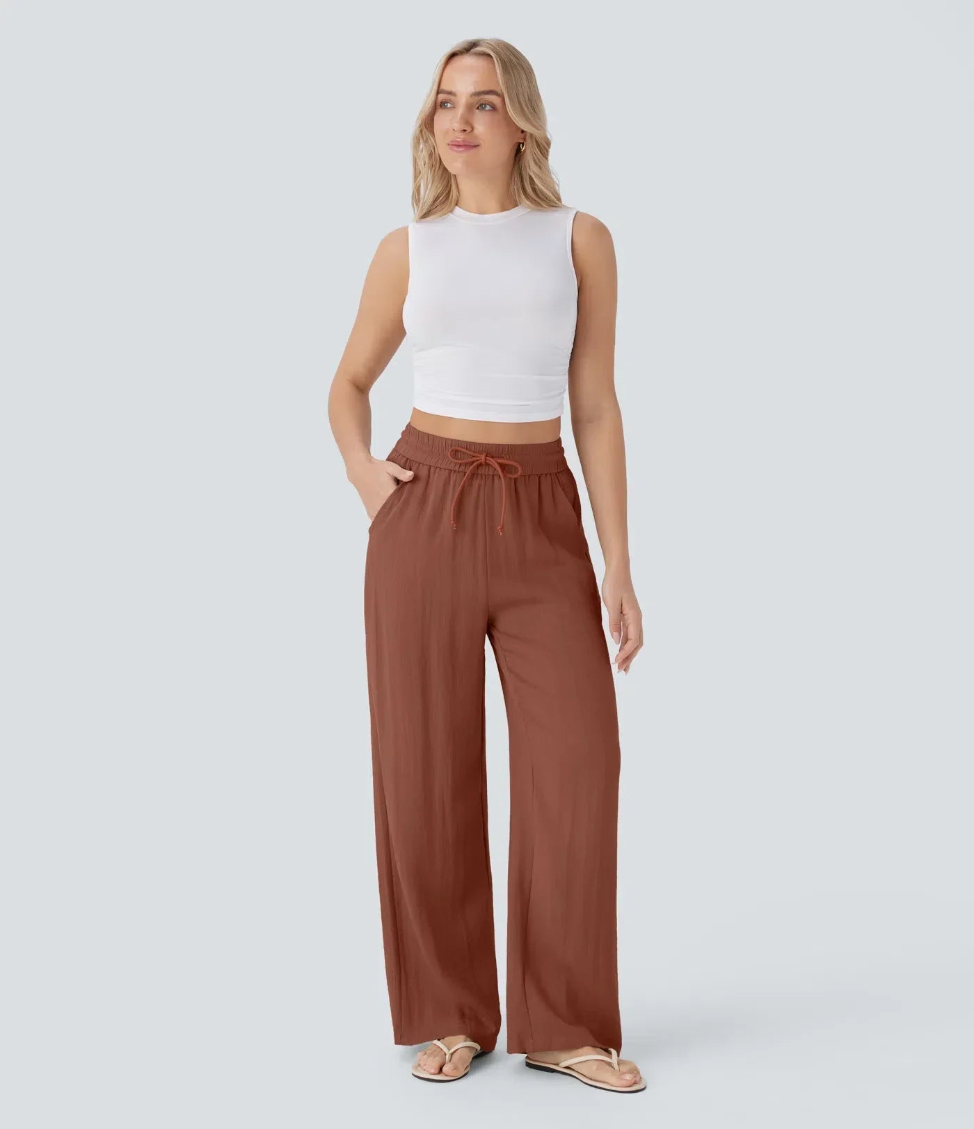 Lissa | Luftige Leinenhose mit elegantem Schnitt