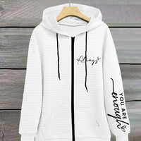 Mathilda | bequemer Zip-Hoodie für Damen