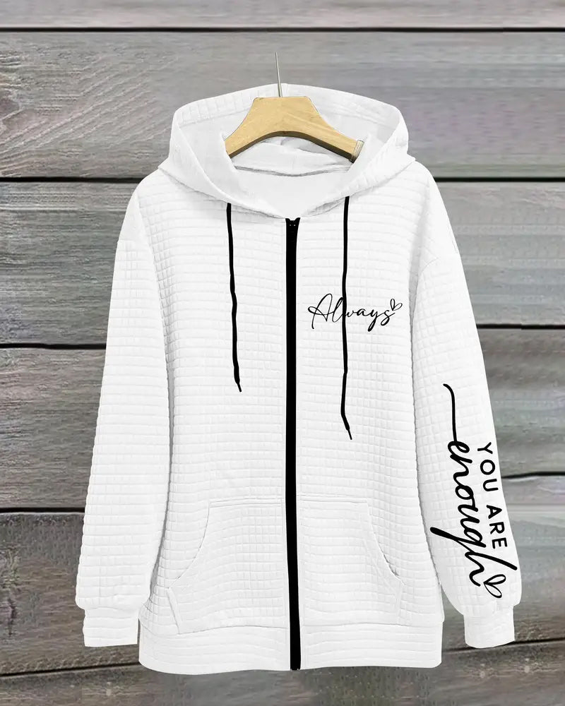 Mathilda | bequemer Zip-Hoodie für Damen