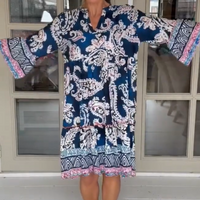 Demie | Lässiges Boho-Print-Kleid für Damen