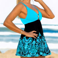 Nisa | Einteiliger Badeanzug mit doppelten Trägern