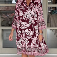 Demie | Lässiges Boho-Print-Kleid für Damen