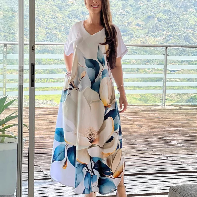 Mire | Freizeitkleid mit V-Ausschnitt