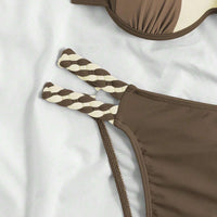 Levi | Colorblock-Halter-Bikini