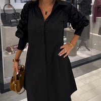 Clementine | Damen-Hemdblusenkleid mit Kragen, elegant & modern