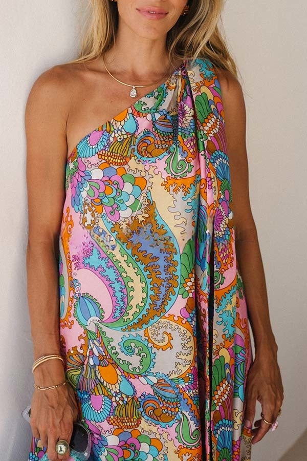 Daya | Maxi-Satinkleid