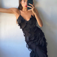 Lana | Feminines Rüschenkleid für Damen