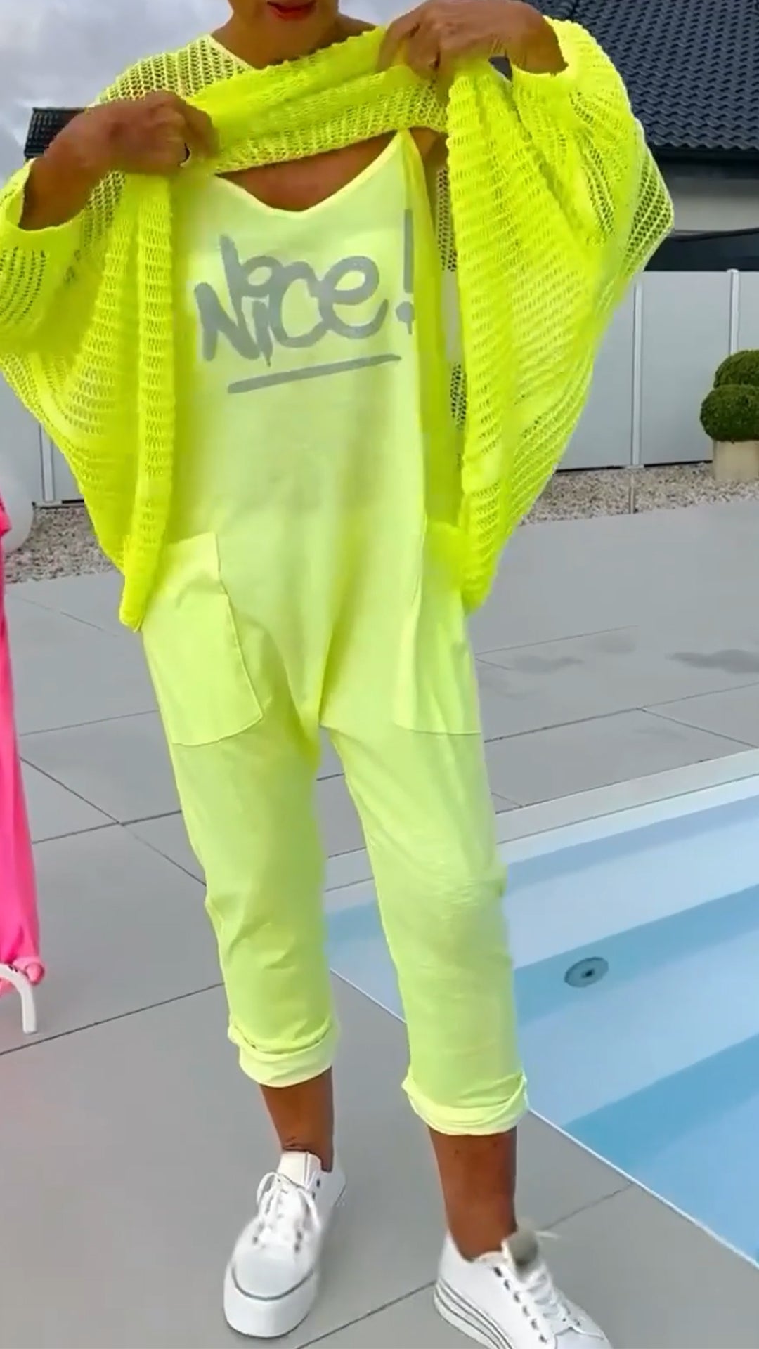 Zalia | Bedruckter Jumpsuit mit Rückenausschnitt