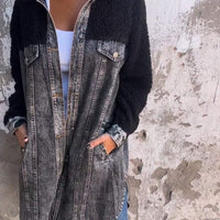 Varisa | Jeansjacke mit Knopfleiste und Revers