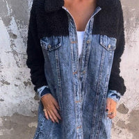 Varisa | Jeansjacke mit Knopfleiste und Revers