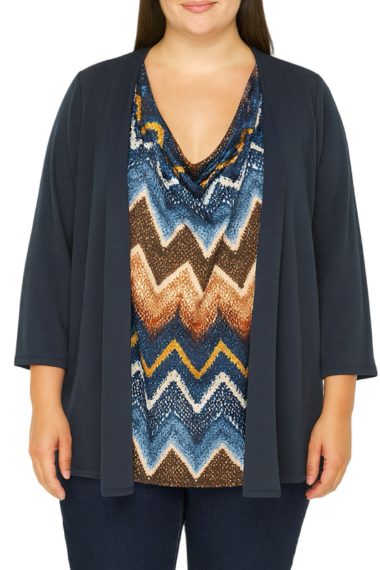 Tesse | Twin-Set mit Muster