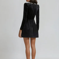 Marceline | Samt-Minikleid für Damen, chic & zeitlos