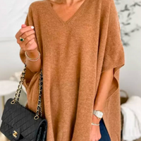 Annika | V-Ausschnitt-Poncho