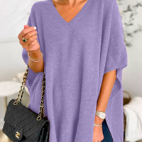 Annika | V-Ausschnitt-Poncho