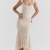 Selina | Zauberhaftes Kleid mit floraler Eleganz