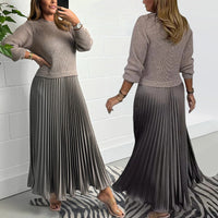 Orlena | Luftiges Plisseekleid