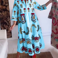 Zia | Kleid mit floralem Grafikdruck