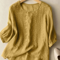 Constance | Stilvolle Bluse mit zarten Stickdetails