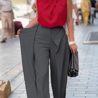 Rita | Asymmetrische Hose mit weitem Bein