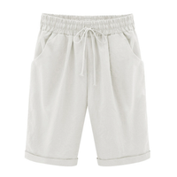 Alexandria | Lässige Übergrößen-Shorts mit elastischem Bund