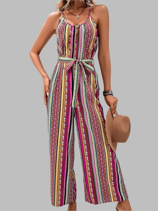 Xena | Boho-Overall mit Spaghetti-Trägern