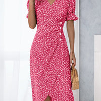 Lisa | Geblümtes Wickelkleid