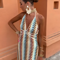 Conny | Boho Maxikleid mit offenem Rücken