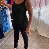 Sophie | Stylisches ärmelloses Oberteil mit Plisseedetails