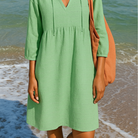 Mirja | Bohemian Style Minikleid mit Kordelzug