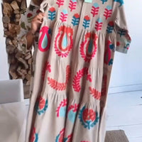 Zia | Kleid mit floralem Grafikdruck