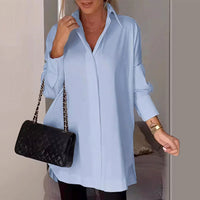 Selma | Luftiges Langarmhemd mit Schlitz