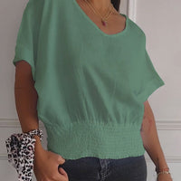 Nadia™ | Einfaches T-Shirt mit mittellangen Ärmeln