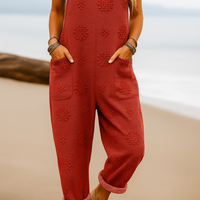 Mery | Strukturierter Blumen-Overall