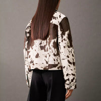 Lianora™ – Gemusterte Lederjacke