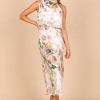 Arceli | elegantes Maxikleid mit Blumenprint