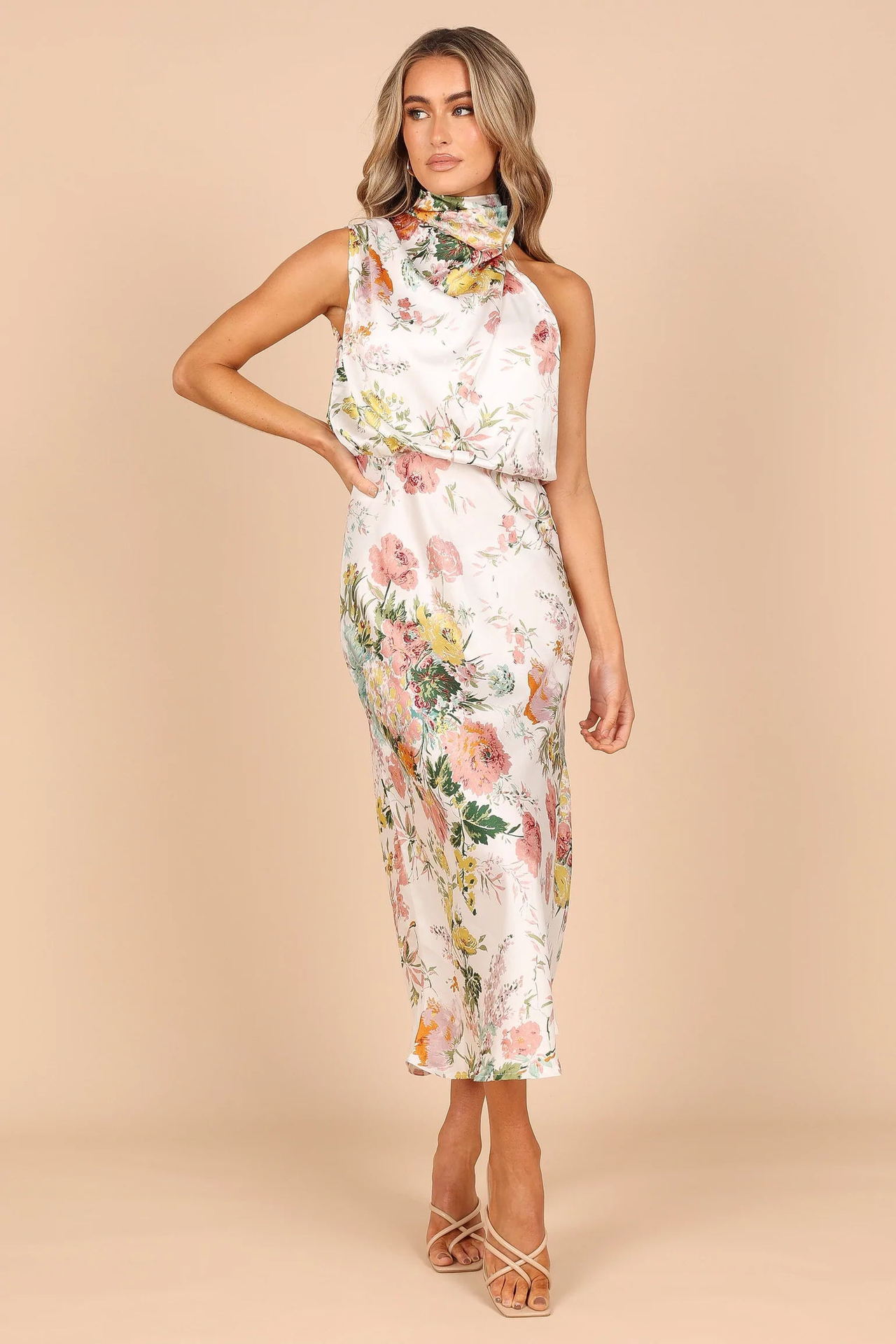 Arceli | elegantes Maxikleid mit Blumenprint
