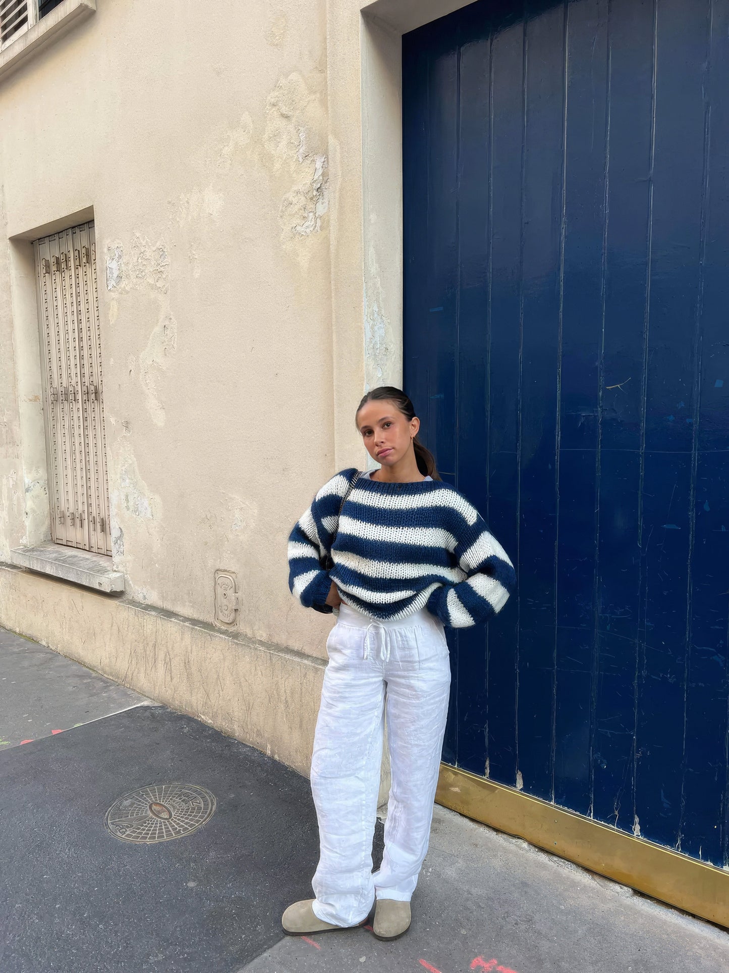 Hannah | Gestreifter Pullover