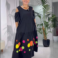 Yierra | Klassisches Baumwollkleid im Retro-Stil