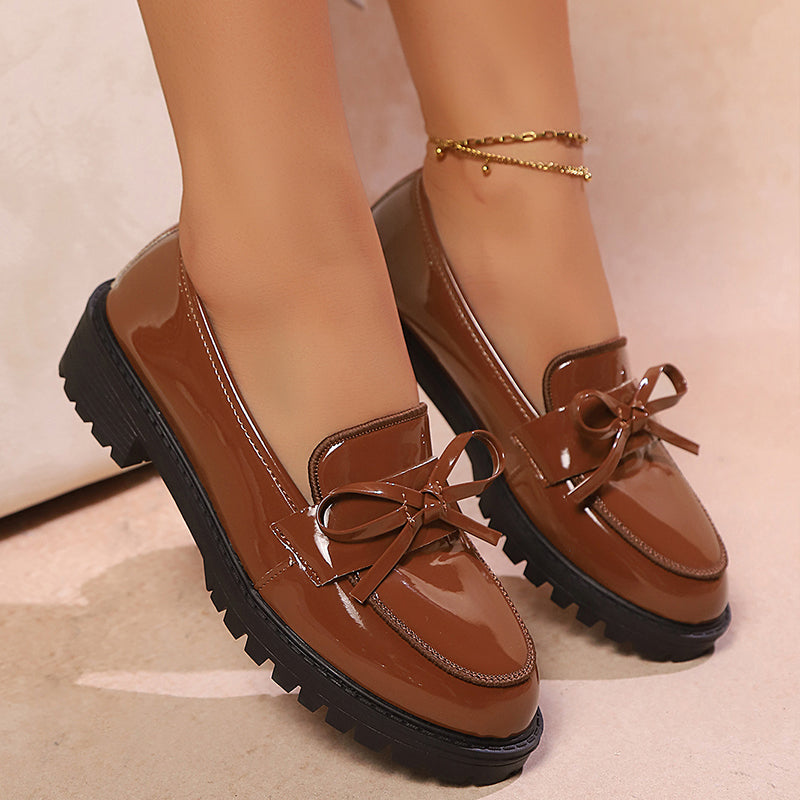 Kina | Damen-Loafers mit Blockabsatz