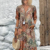 Celestia | Feminines mittellanges Kleid