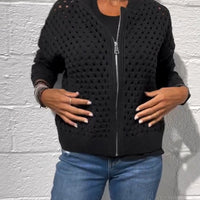 Lux | Schlichte Damenjacke mit Reißverschluss