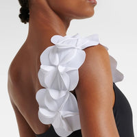 Annabelle | Badeanzug-Set mit einer Schulter und trägerlosem Wickelrock