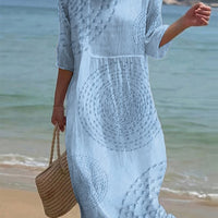 Daphne | modisches Freizeitkleid in schlichter einfarbiger Ausführung