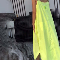 Zuri | Bequemes Kleid mit losem Schnitt und geteilten Trägern